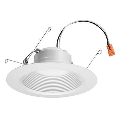 Lithonia Lighting E Series 5-inch/ 6-inch Matte White 4000K LED Recessed Baffle Module