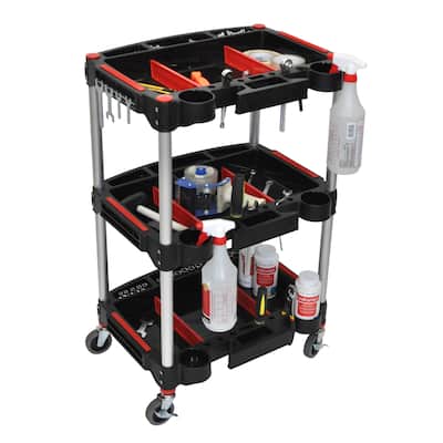 Luxor Mechanic's Three-Shelf Cart