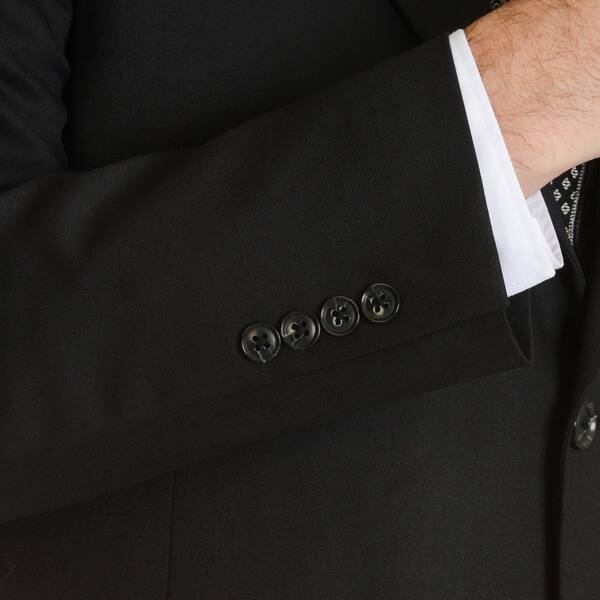 Palm Beach Mens Jim Charcoal Stripe Suit Separate Jacket