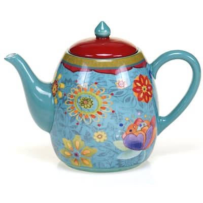 Certified International Tunisian Sunset 40-ounce Teapot