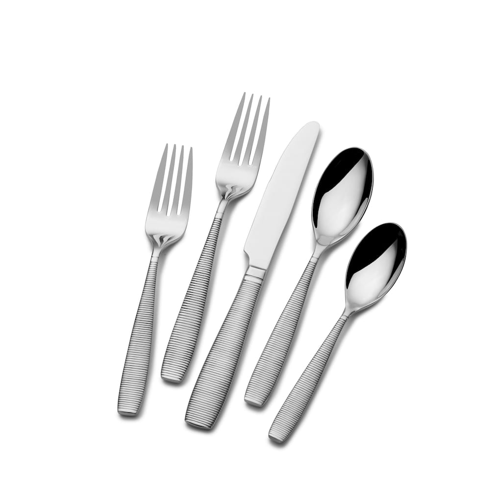 St. James Forged Horizon 18/10 Stainless Steel 45pc Flatware Set.