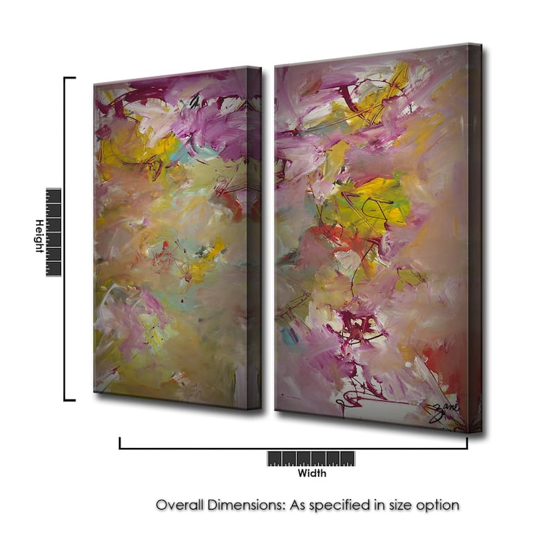 Ready2HangArt Zane 'Abstract XI' Canvas Wall Art