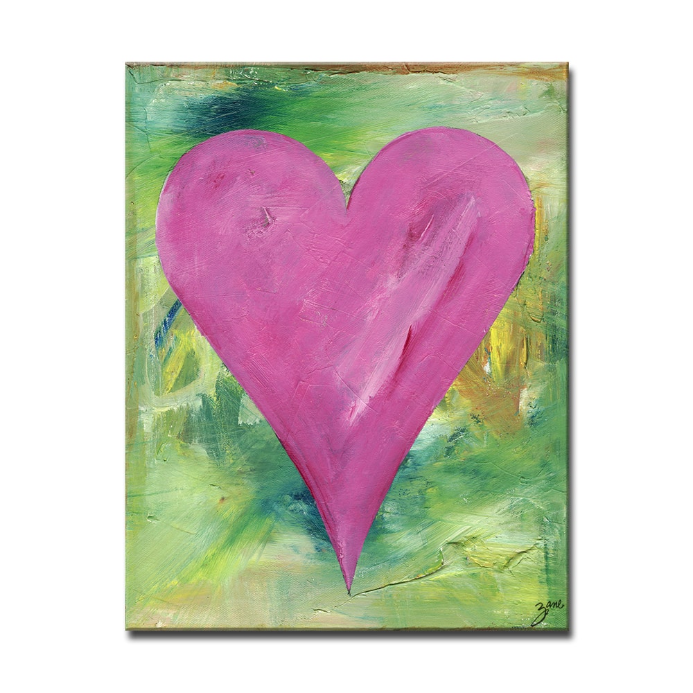 'Los Angeles' Heartwork Wrapped Canvas Wall Art