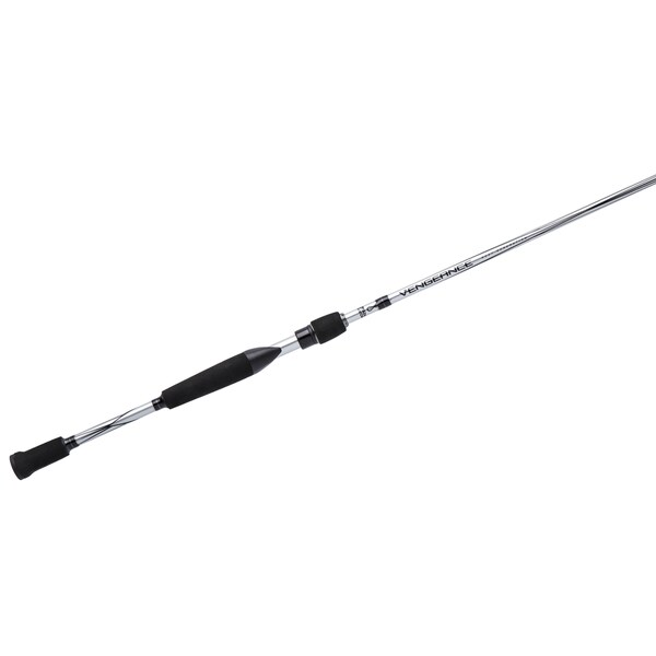 Abu Garcia Vengeance Spinning Rod 6'6 Length 2 Piece Rod Medium/ Light Power Fast Action