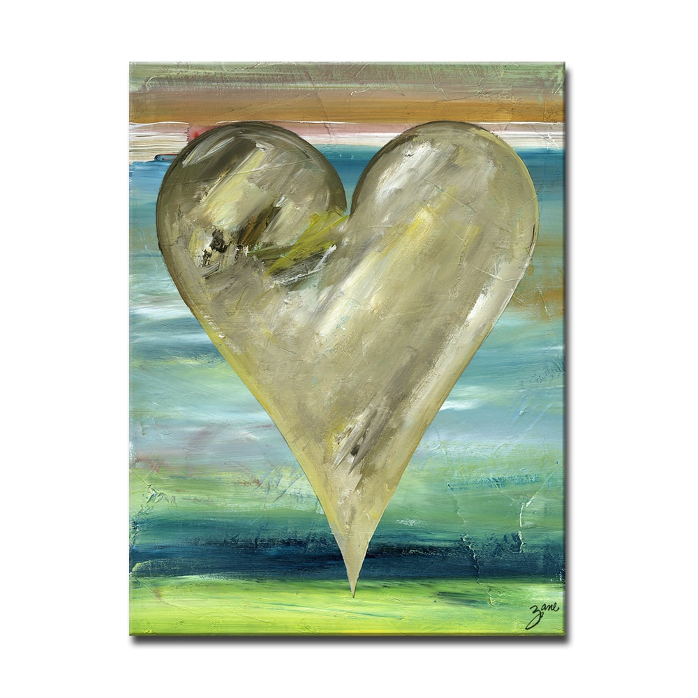 'Karachi' Heartwork Wrapped Canvas Wall Art