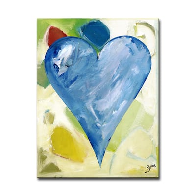 'Zurich' Heartwork Wrapped Canvas Wall Art