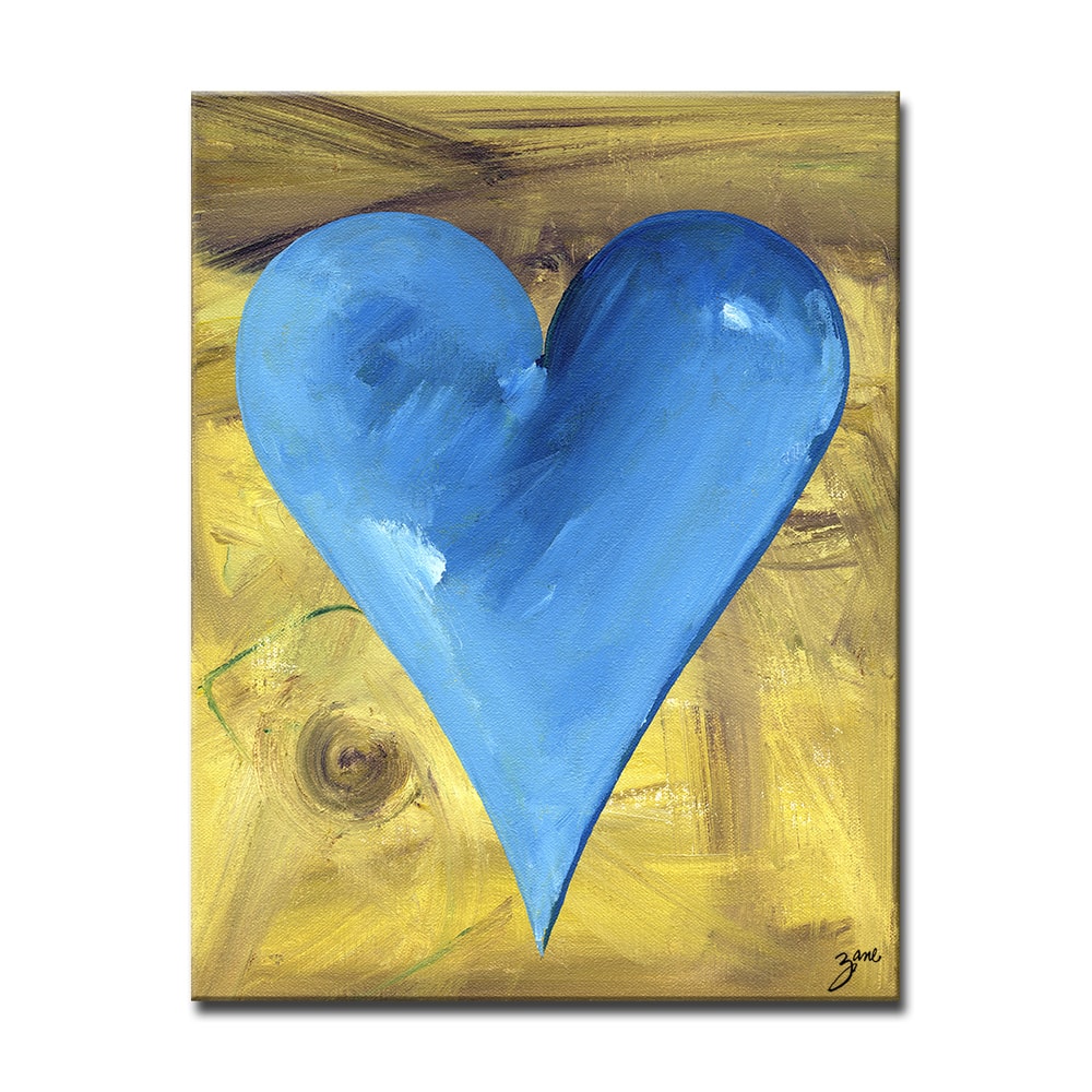 'James' Heartwork Wrapped Canvas Art