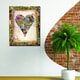 preview thumbnail 3 of 4, 'Nature Heart' Heartwork Wrapped Canvas Art