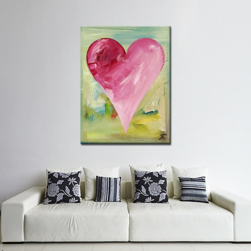 'Mumbai' Heartwork Wrapped Canvas Art