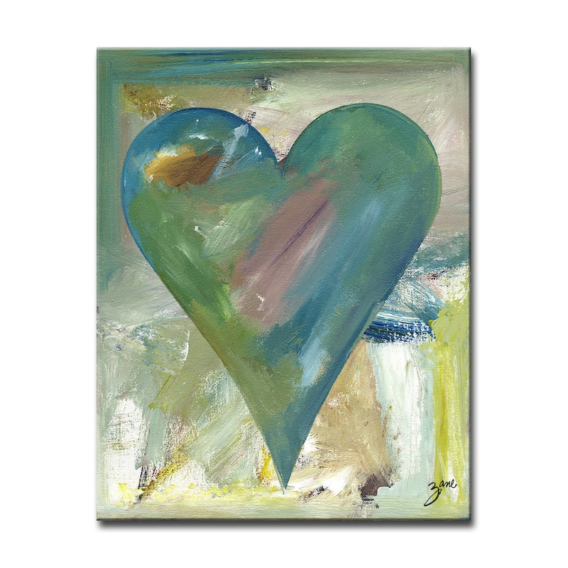 'Meme Darilyn' Heartwork Wrapped Canvas Wall Art