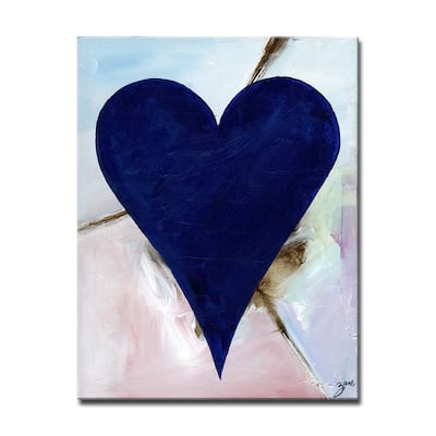 'Felipe' Heartwork Wrapped Canvas Wall Art