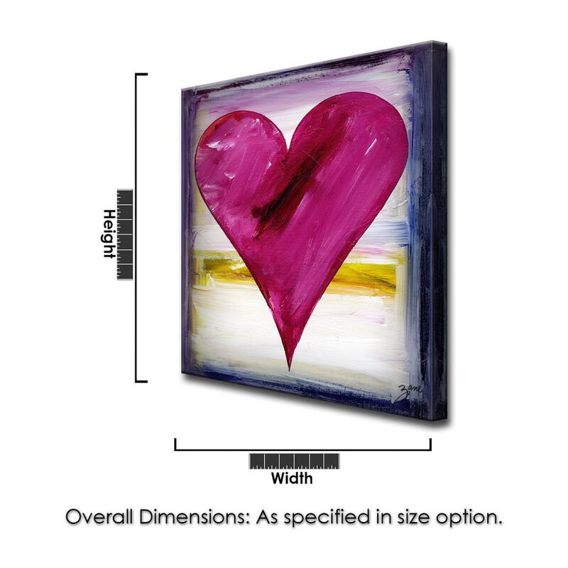 'Marigold' Heartwork Canvas Wall Art