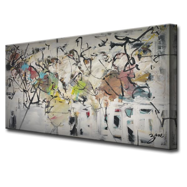 'Abstract IX' Wrapped Canvas Wall Art