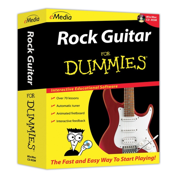 rock guitar for dummies left hand