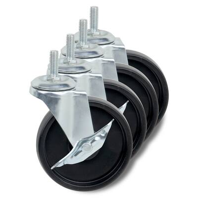 Honey-Can-Do set of 4 casters- 4in