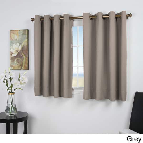 Ultimate Blackout 54 Inch Short Length Grommet Curtain Panel Short Length Grommet Curtain Panel