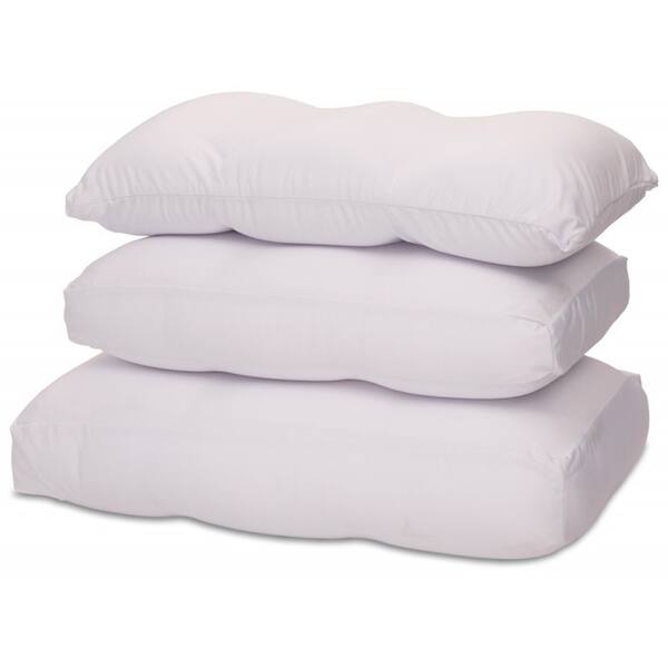 Shop Comfort Cloud Microbead White Pillow Free Shipping On