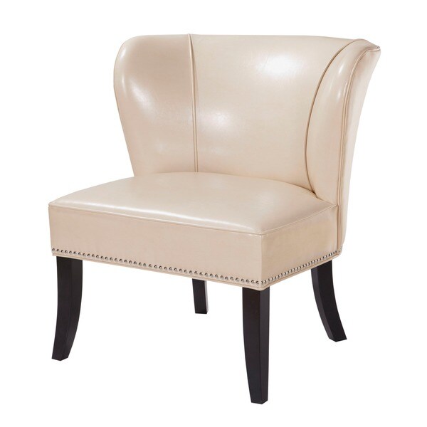 ivory armless chair