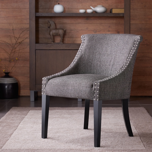 Madison Park Heidi Rounded Roll Back Chair--Grey. Opens flyout.