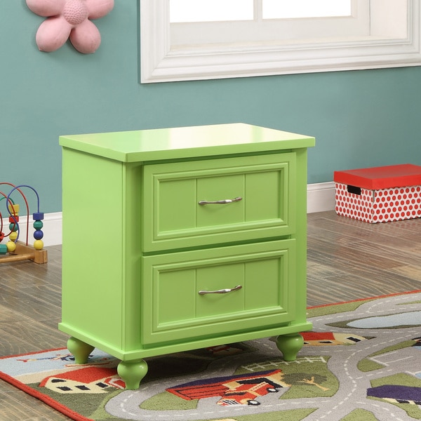 Furniture of America Safi Cottage Solid Wood 2-drawer Youth Nightstand. Opens flyout.