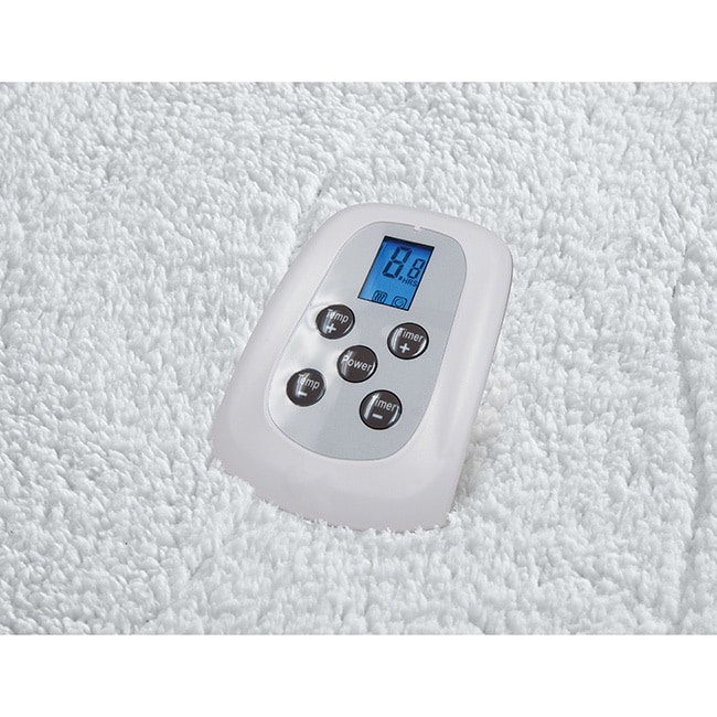 serta sherpa electric heated mattress pad with programmable digital controller