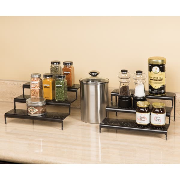 Shop Seville Classics 3 Tier Perforated Expandable Step Shelf