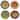 Certified International - Tunisian Sunset 10.5-inch Dinner Plates (Set of 4)
