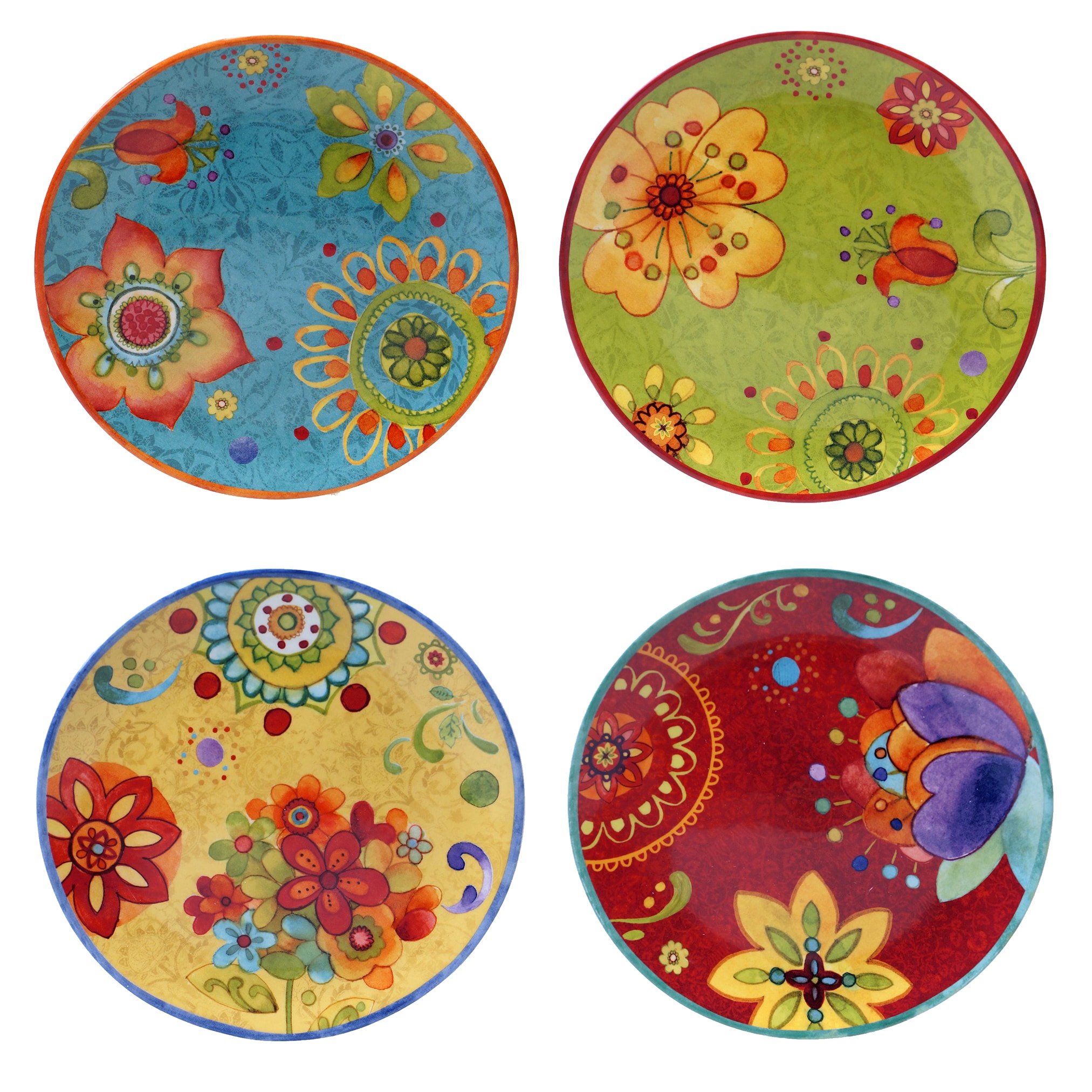 Certified International 8.75" Salad/Dessert Plates (Set of 4)