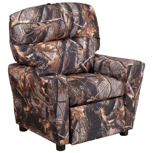 pink camo recliner for toddlers