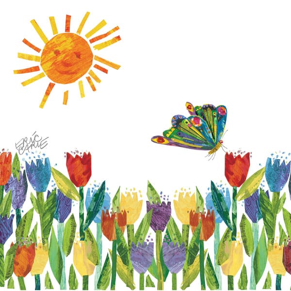 eric carle butterfly clipart with transparent