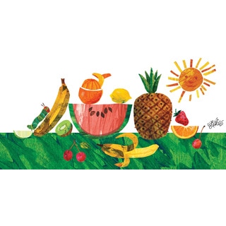 Marmont Hill - Caterpillar And Tropical Fruit by Eric Carle Painting ...