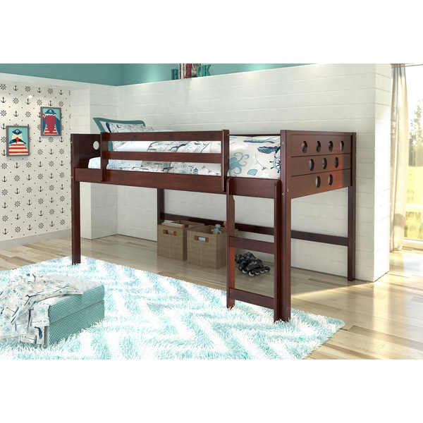 donco low loft bed with desk