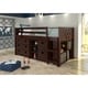 preview thumbnail 6 of 5, Donco Kids Circles Modular Low Loft Twin Bed