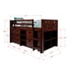 preview thumbnail 3 of 5, Donco Kids Circles Modular Low Loft Twin Bed