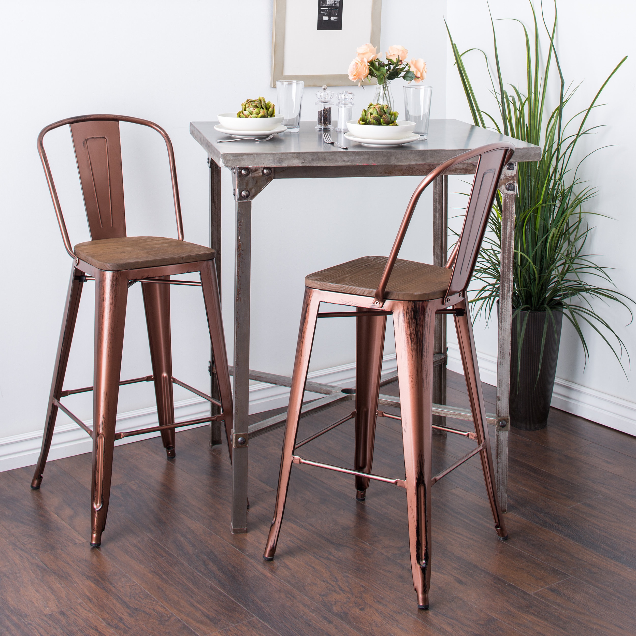 Brushed copper bar stools new arrivals