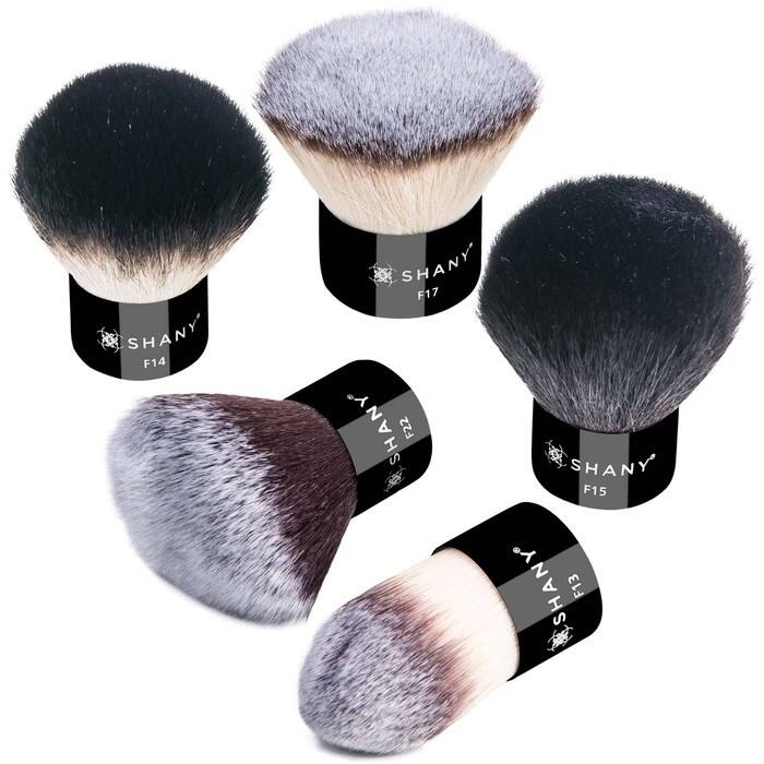 SHANY PRO Kabuki Essential 5-piece X-Large Synthetic/ Natural Hair Kabuki Brush Set