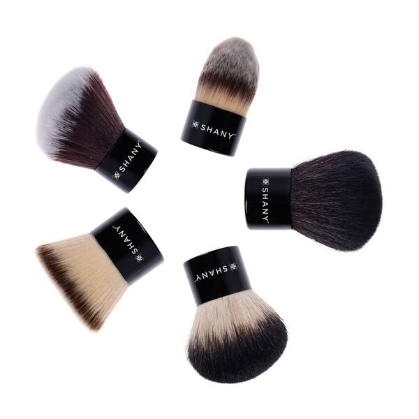 Shop Shany Pro Kabuki Essential 5 Piece X Large Synthetic Natural