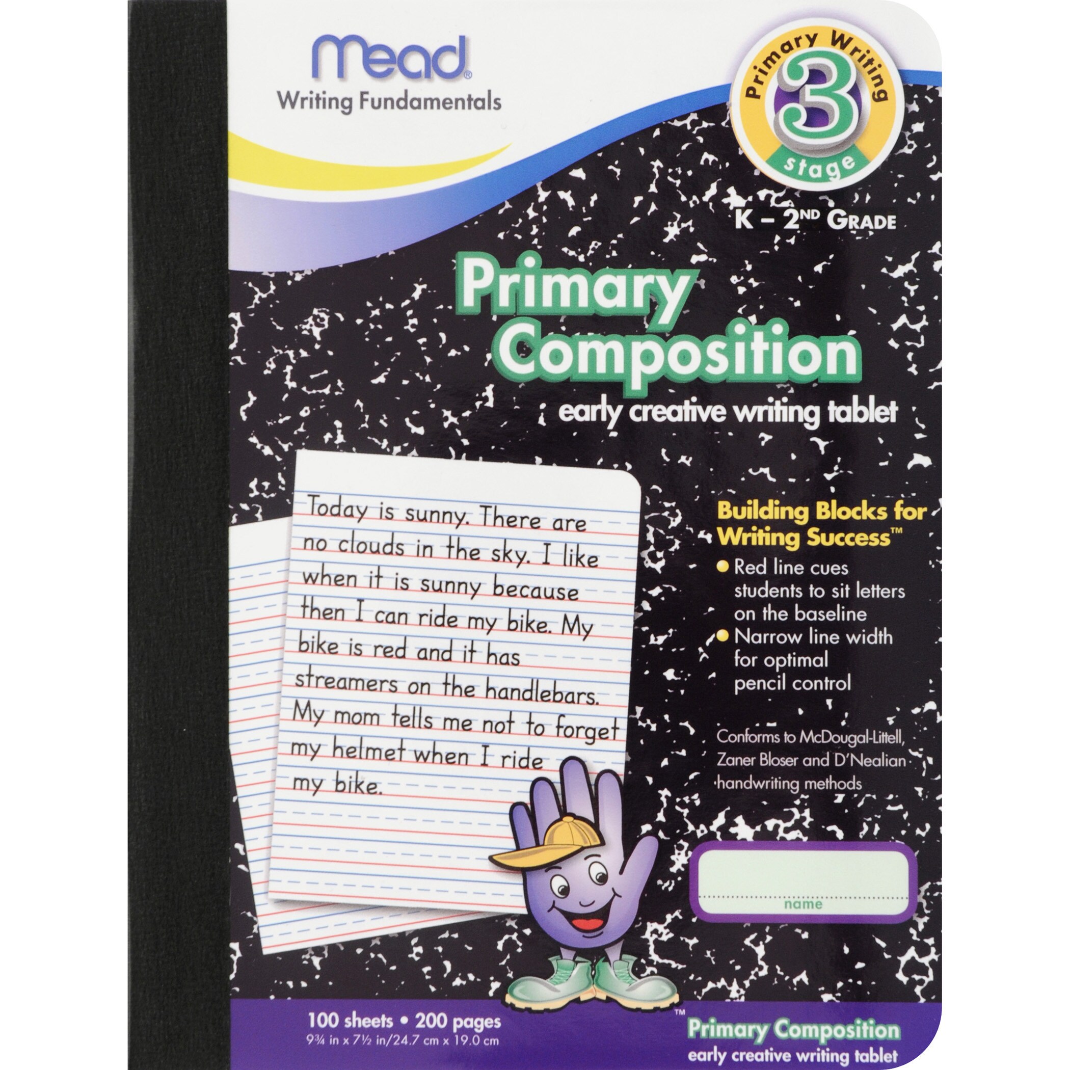 primary composition notebook