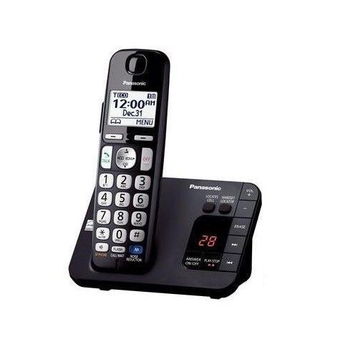 Panasonic KX-TGE230B DECT 6.0 Plus Cordless Landline Phone System