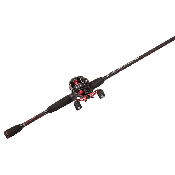 Abu Garcia Black Max Combo LP 6.4:1 Gear Ratio 15 lb Max 6'6-inch 1-piece Rod Medium Right Hand
