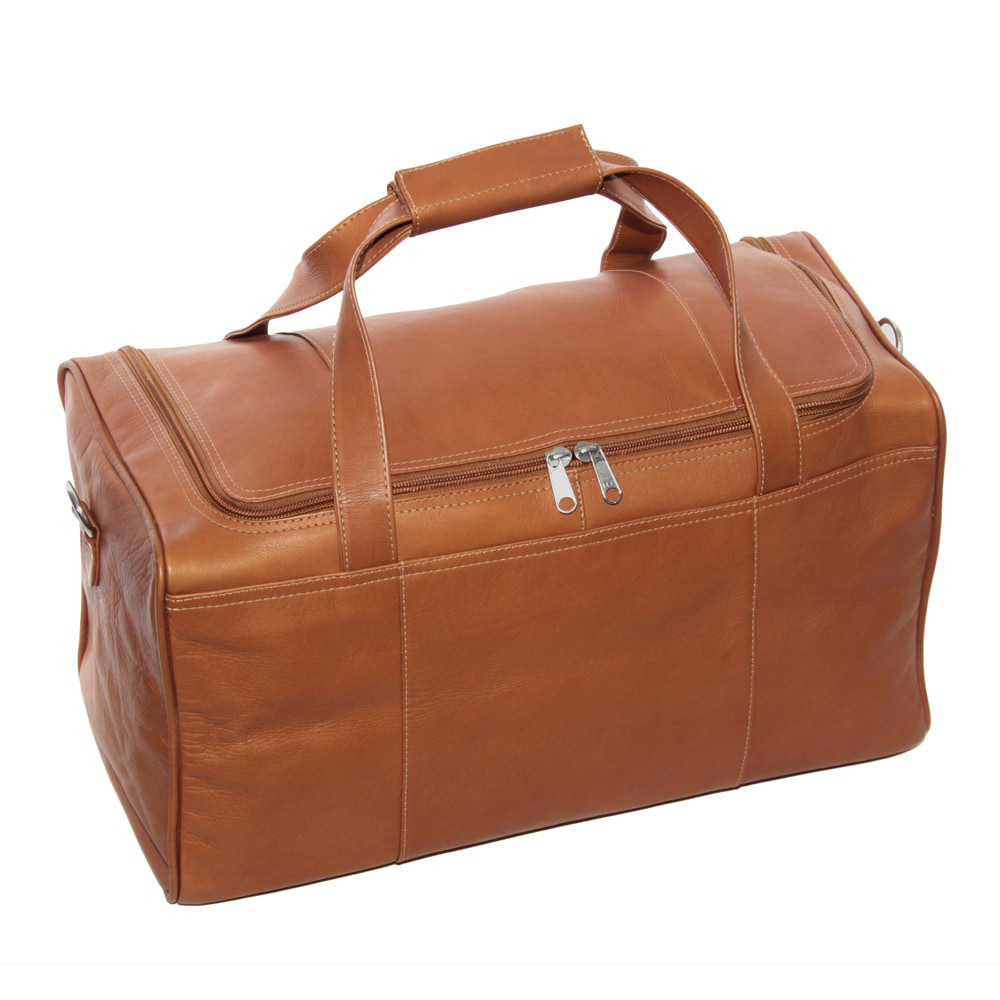 piel leather duffel bag