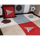 preview thumbnail 2 of 1, BabyFad Go Team 10-piece Baby Boy Sports Crib Bedding Set with Musical Mobile