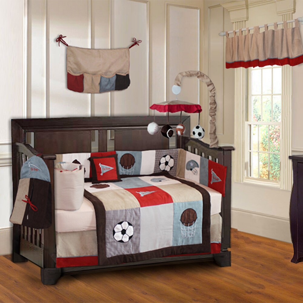 sports themed nursery bedding