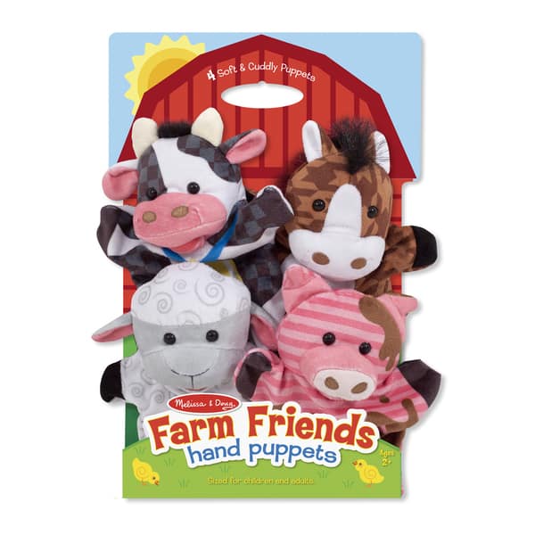 slide 2 of 9, Melissa and Doug Farm Friends Hand Puppets