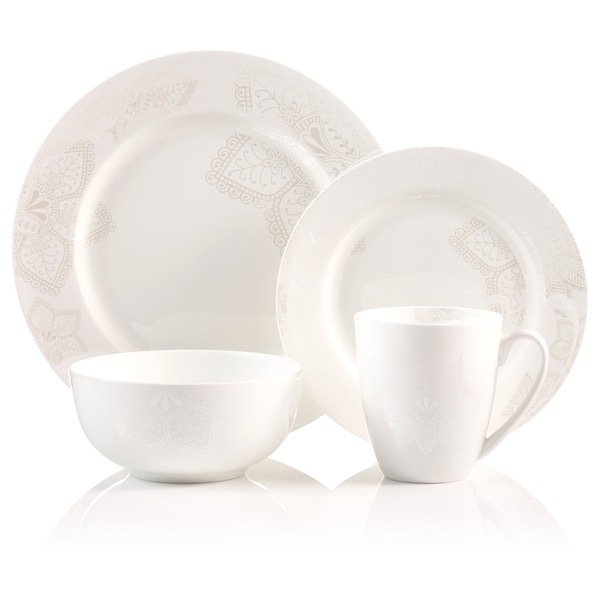 Shop Roscher 32-piece Almond Blossom Bone China Dinnerware Set ... Shop Roscher 32-piece Almond Blossom Bone China Dinnerware Set ...