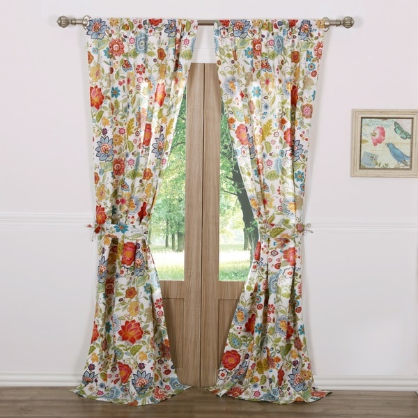 Greenland Home Fashions Astoria Curtain Panels (Set of 2) - On