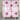 Laural Home Flowers and Polk-Dot Monogram Shower Curtain