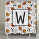 preview thumbnail 16 of 15, Laural Home Sports Monogram Shower Curtain W