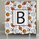 preview thumbnail 2 of 15, Laural Home Sports Monogram Shower Curtain B