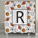 preview thumbnail 13 of 15, Laural Home Sports Monogram Shower Curtain R